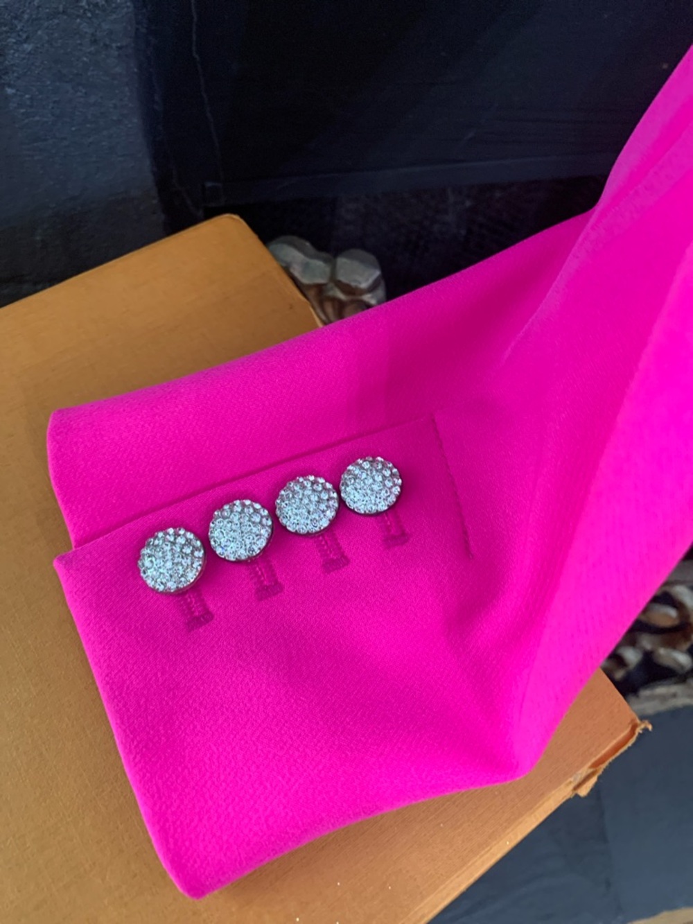 Generation Love Hot Pink Double-Button Blazer - Picture 6 of 11